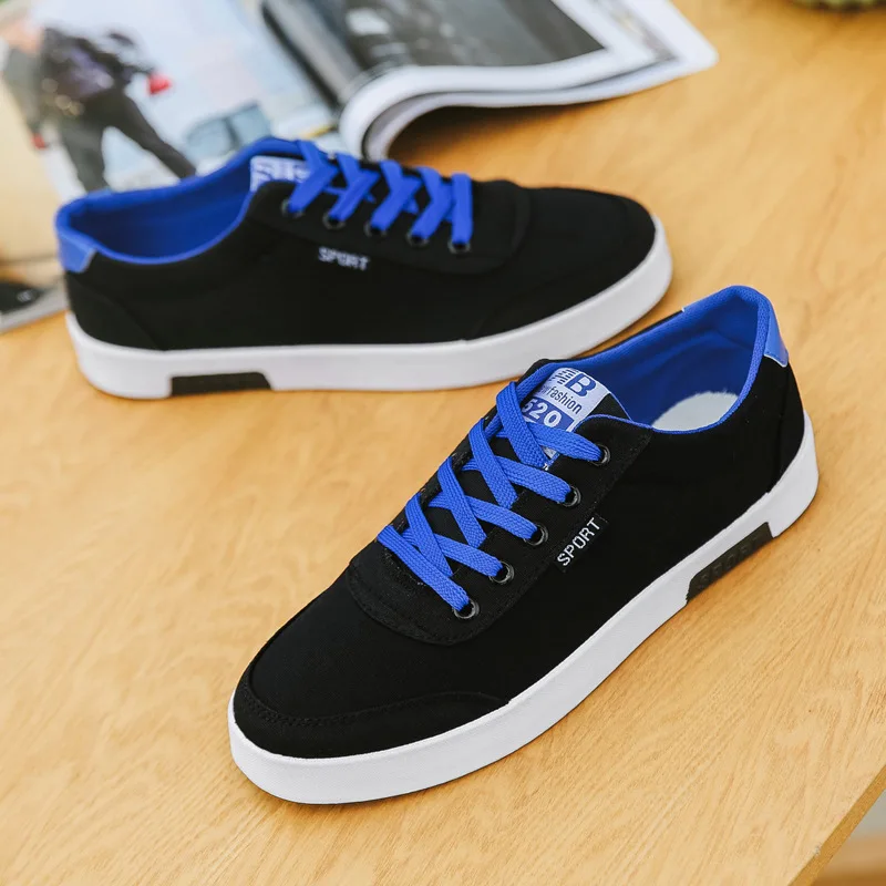 
hot sale fashion men casual shoes comfortable low cut men flat shoes sneakers 