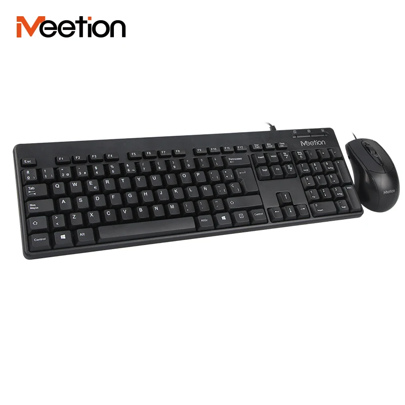 
Hot Sale Cheap Quiet USB Wired Keyboard Mouse Combo 