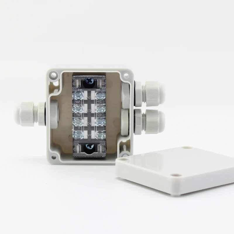ABS/PC Underground Wire Electrical Equipment Junction Box with TB Terminal Block for Industry Connector Manufacturing Customize