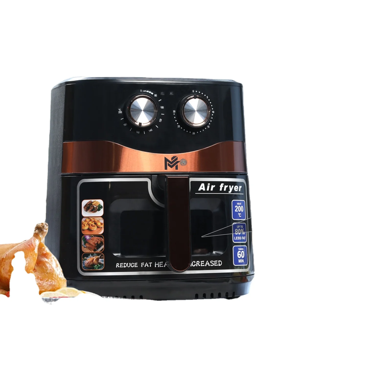 air fryer wholesale oven electric digit oven air fryer glass cooking new fashion  dual basket air fryer on sale