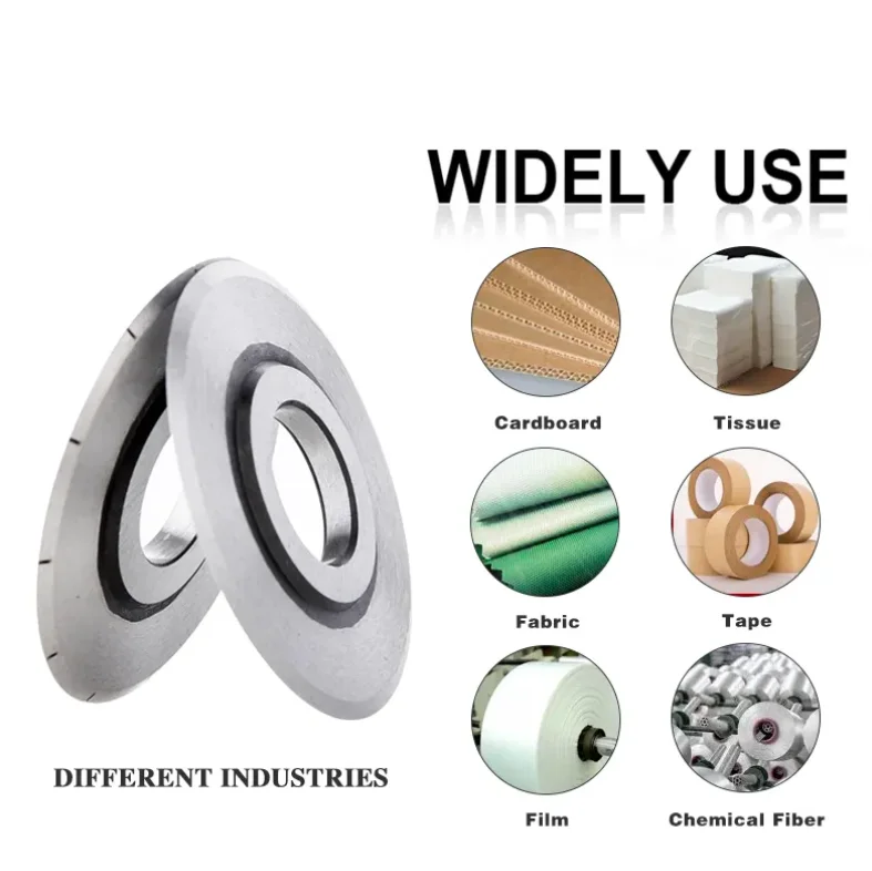 New Condition Stainless Steel round Blade Cutting Knife for Corrugated Board Cutting Carbide Cardboard Slitting Knife