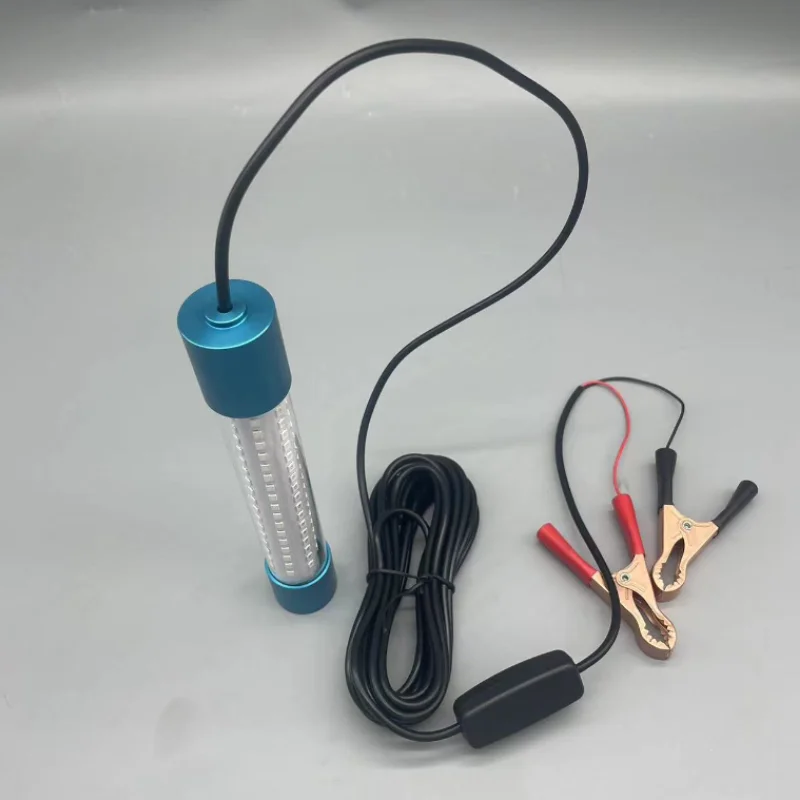 2024 Cheapest New Wave 20W Blue Aluminum Head sensory led bubble fish lamp lamp for fish  underwater fishing light