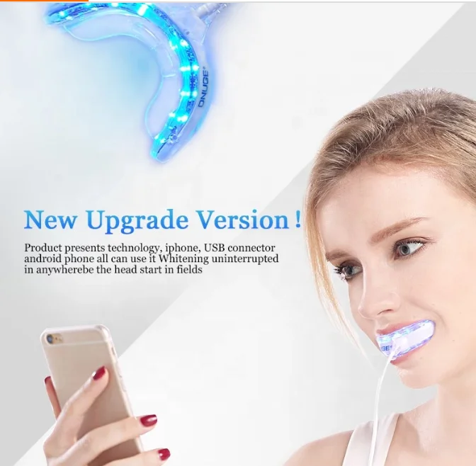 Набор для отбеливания зубов, домашний набор для отбеливания зубов на заказ, светодиодная подсветка, клиника для стоматологического отбеливания зубов