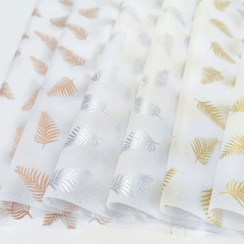 Factory Directly Sale Transparent Wrapping Paper For Gift Packaging Tissue Paper Custom Logo White Package For Clothing