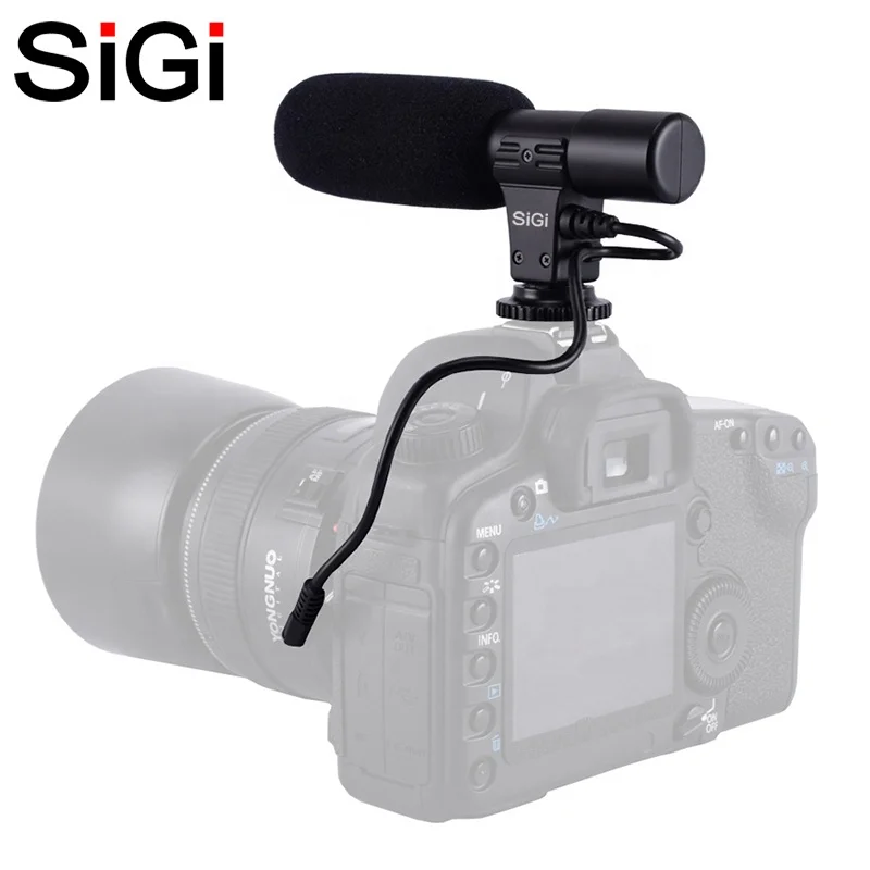 SiGi Microphone Video Stereo Microphone SG-M102 Video recording Microphone