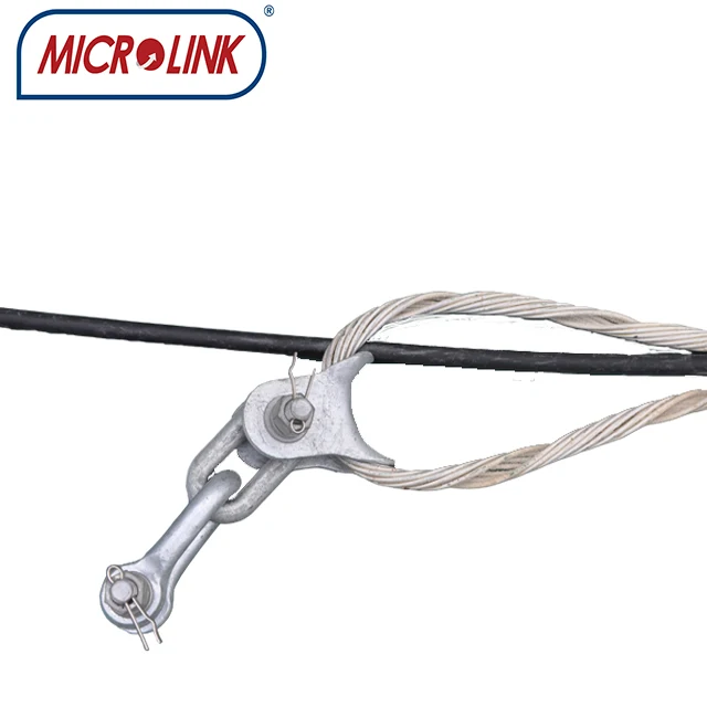 Кабельные аксессуары ADSS OPGW, оцинкованный винтовой мертвый Натяжной зажим 5/16 дюйма 3/8 дюйма 1/2 дюйма 5/8 дюйма 7/8 дюйма, предварительно сформированный зажим, мертвый конец