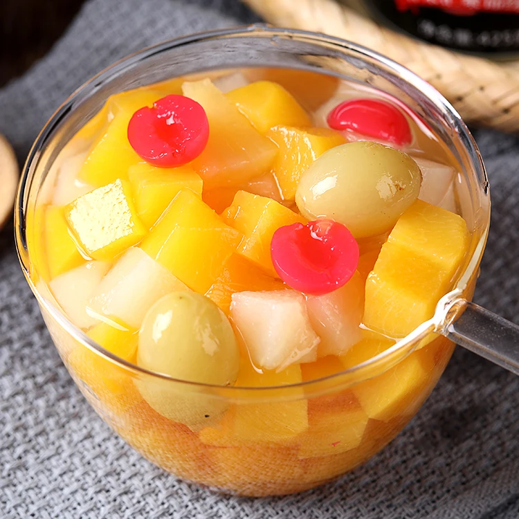 New Crop Can Food Canned Mix Fruit Cocktail in Syrup
