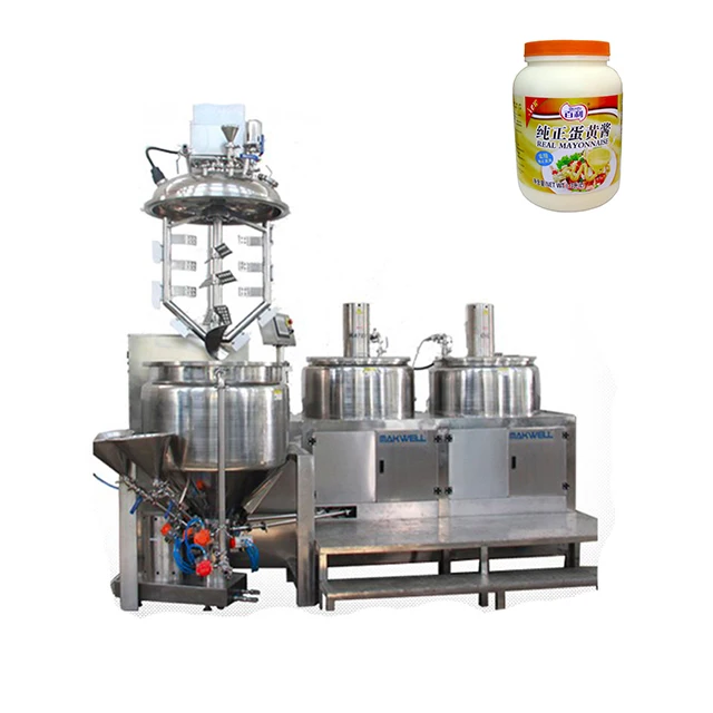 
automatic food emulsifying Mayonnaise making machine 