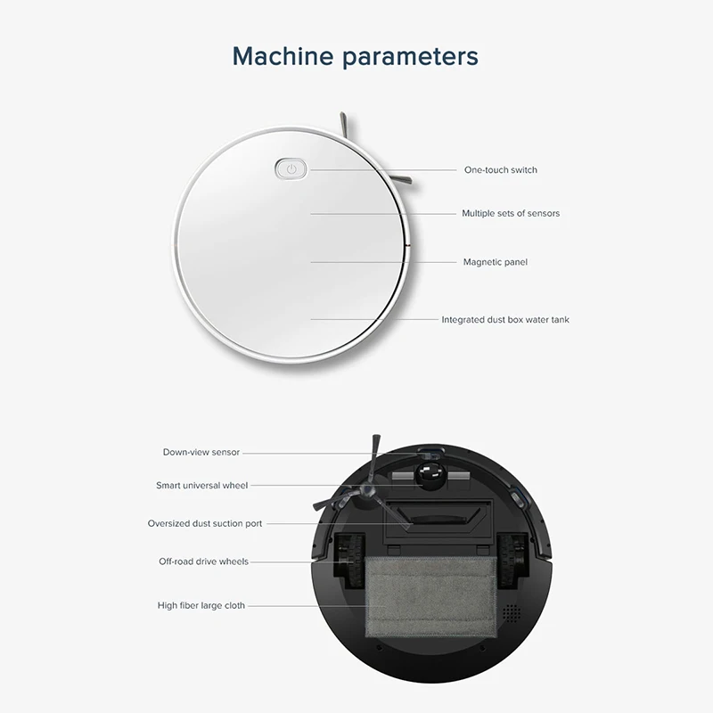 
100% Cleaning Bag Or Bagless Automatic Robot Vacuum Cleaner Floor Mop Robotic Robot Vacuum Cleaner Automatic, Auto Dust 