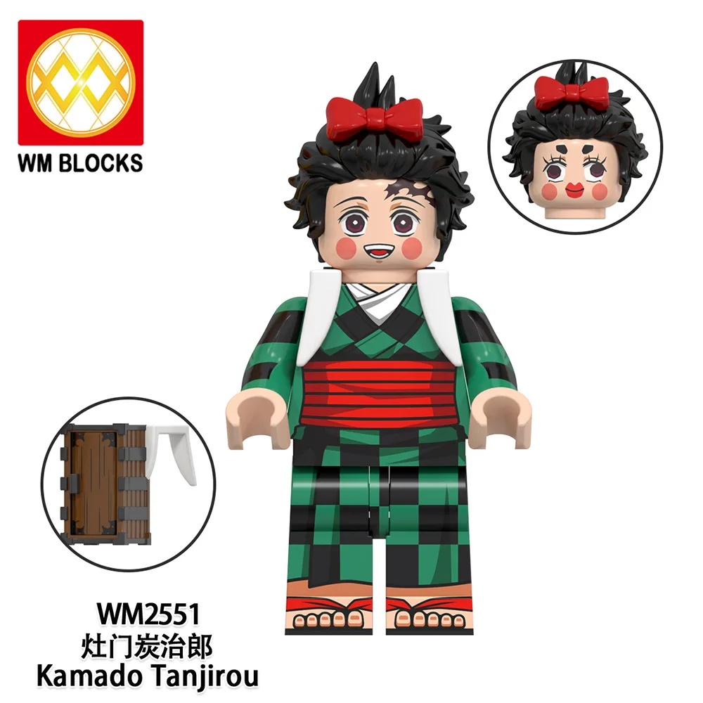 WM6162 A0nime Building Blocks Luffy Chopper Nami Sanji Zoro Ace BrookBuilding Block Mini Figure Kids Toy Puzzles Block Toy