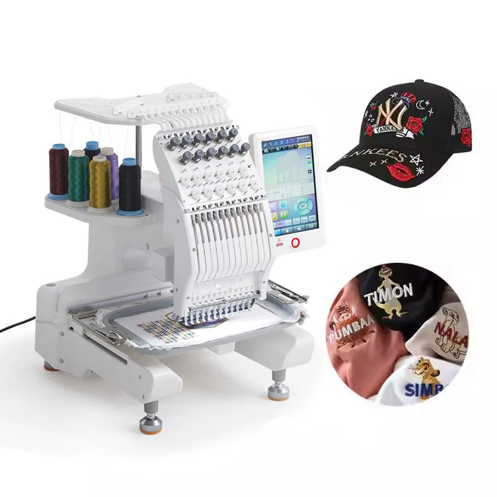 Automatic multi needle logo towel t shirt babylock embroidery machine industrial embroidery sewing machine
