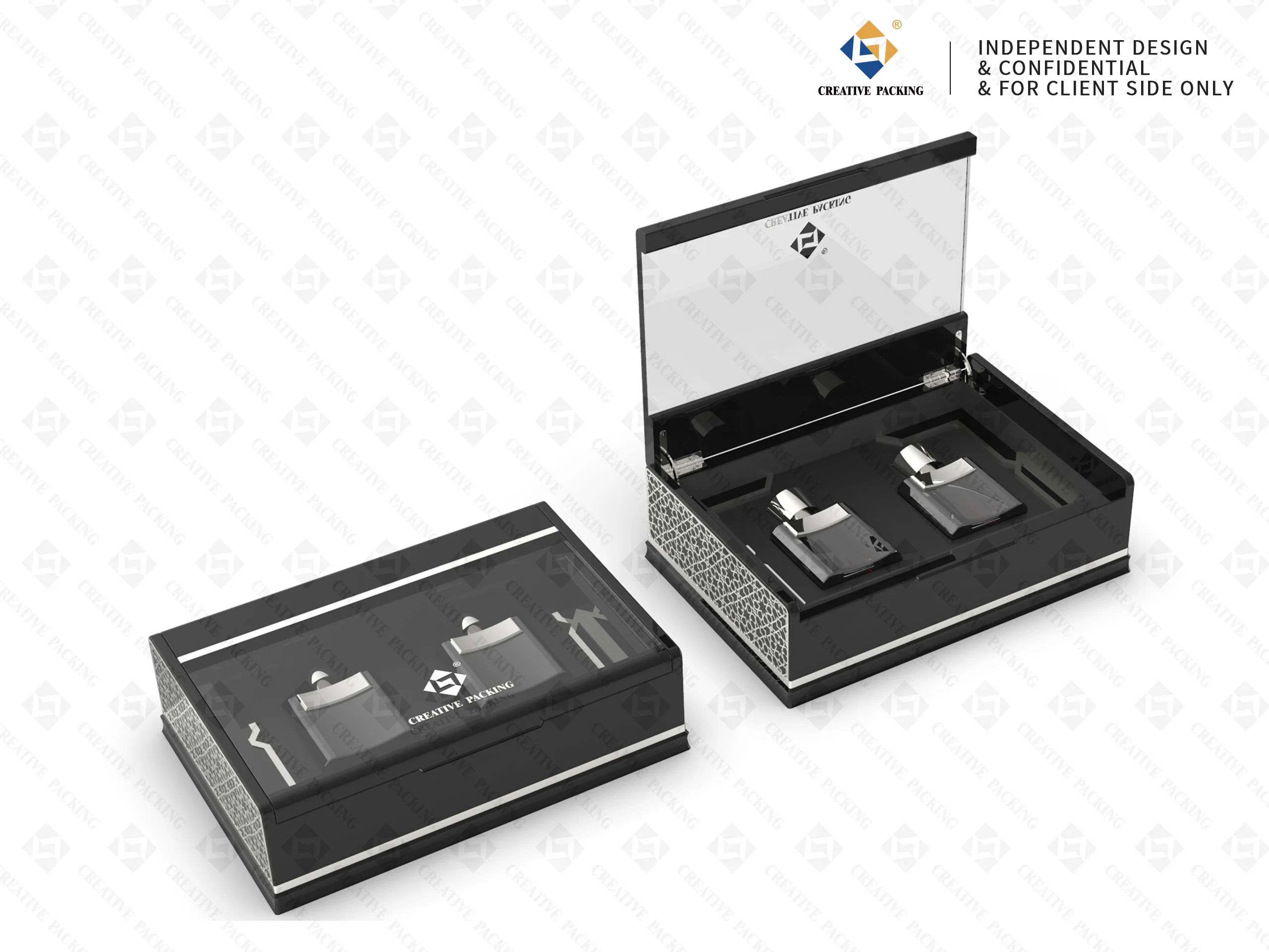 
Customized Arabic Perfumes Boxes Custom Perfume Bottle With Box Packaging 