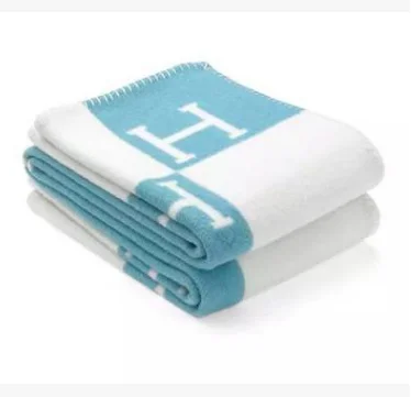 
Wool Throw Plaid H travel Stripe Wool Blanket 
