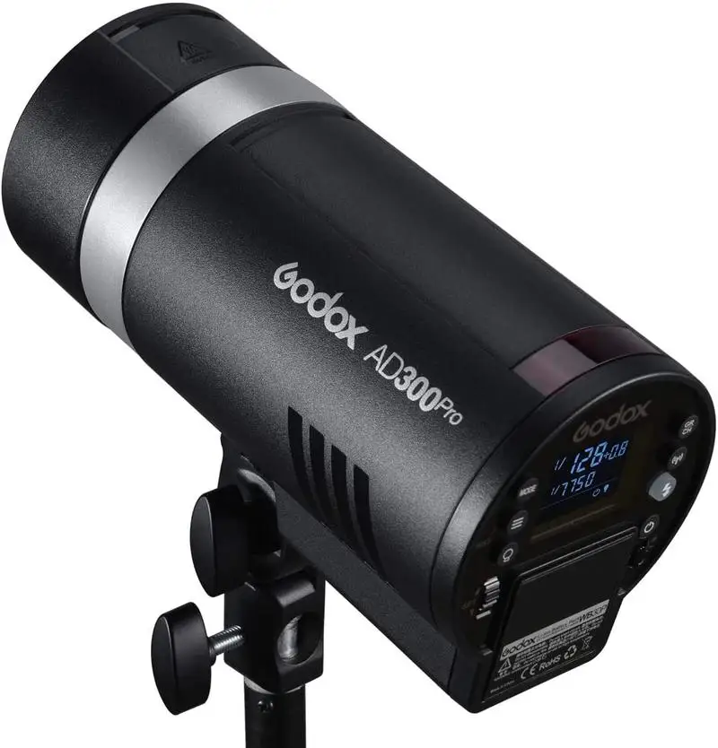  Внешняя вспышка Godox AD300Pro 300Ws TTL 2 4G 1/8000 HSS с батареей для Canon Nikon Sony Fuji Olympus