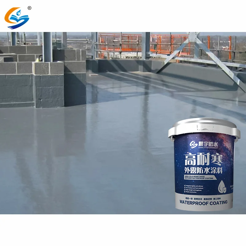 Best Powder and Liquid High Cold-Resistant Antifungal Waterstop Waterproof Non Toxic Insulation Coating Paint Spray for Roof