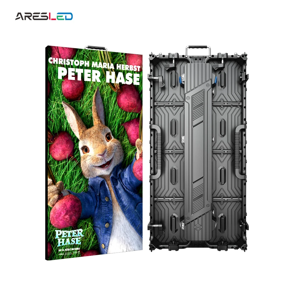 ARESLED Full Color P3.91 P4.81 Stage Backdrop display panels Seamless Splicing Rental LED screen for outdoor