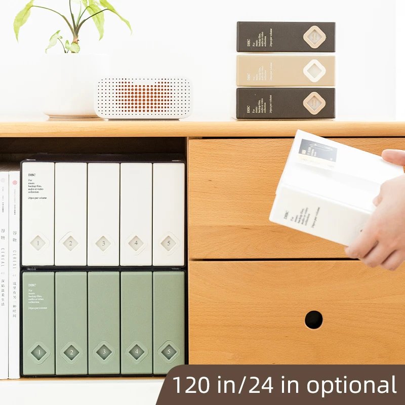 Source manufacturers wholesale 24 pieces of game disc disc pack CD disc storage box CD bags