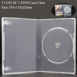 33mm DVD Empty Protective Case with Film PP Plastic CD Case 35MM 25mm PP Packing DVD Case Storage Disc 22mm DVD Box