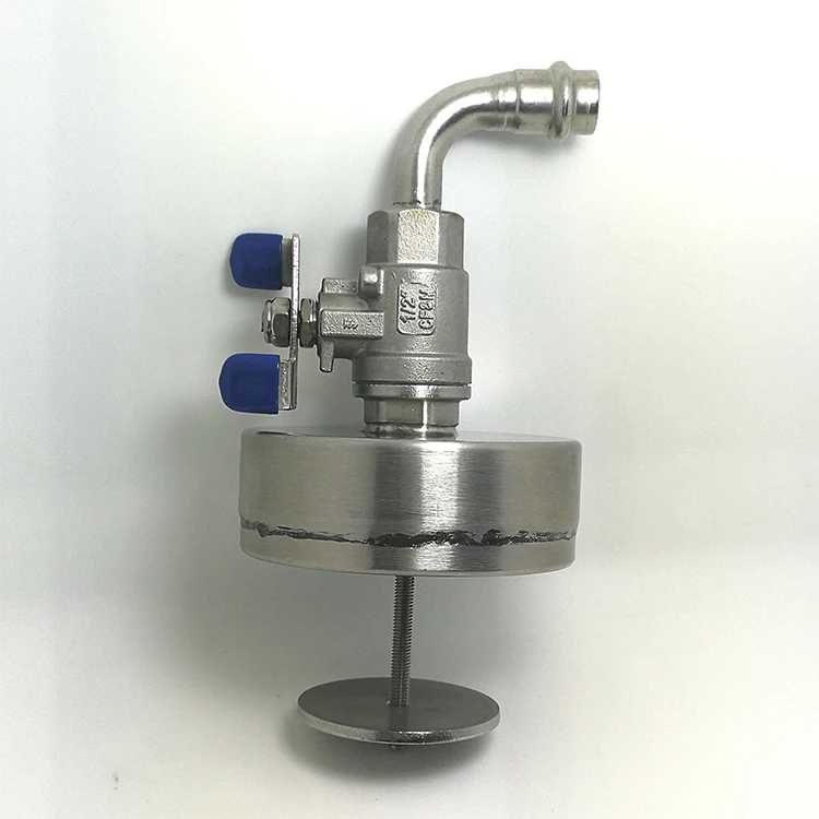 high quality custom SS inlet port Stainless steel stamping welding parts filter