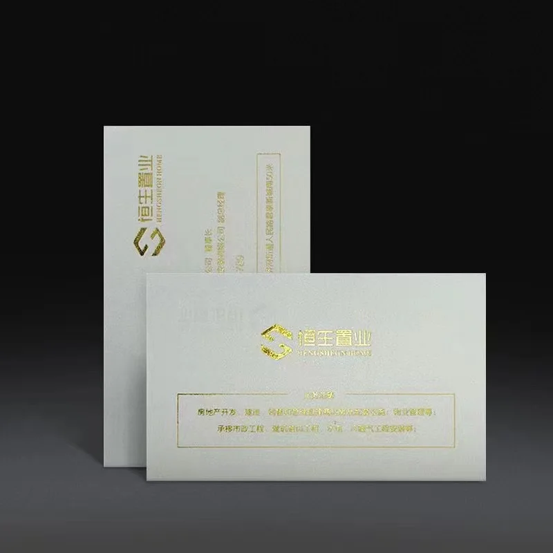 Customized design name card environment protection punch single double sides printing business card