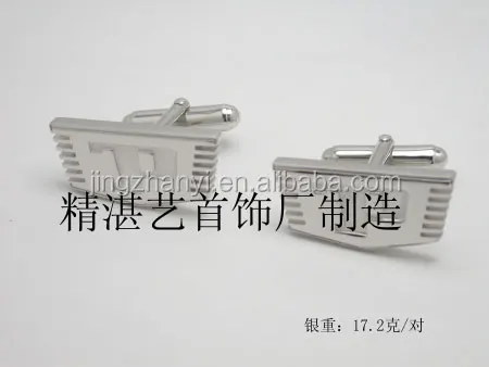 Jingzhanyi Jewelry Factory Design and manufacturing 925 sterling silver cufflinks Hydraulic steel mold manufacturing Cufflinks