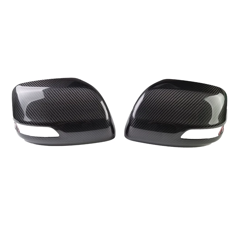tantan Suitable For TOYOTA PRADO Real Dry Carbon Fiber Car Rearview Mirror Cover Exterior Modification Accessories Auto Parts