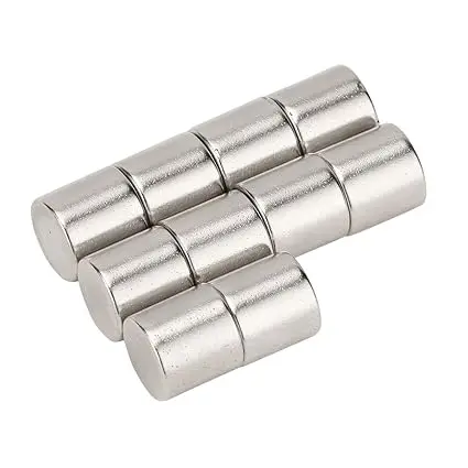 D8*10 Refrigerator Cylinder Small Permanent Strong Neodymium Rare Earth Magnets for Whiteboard DIY