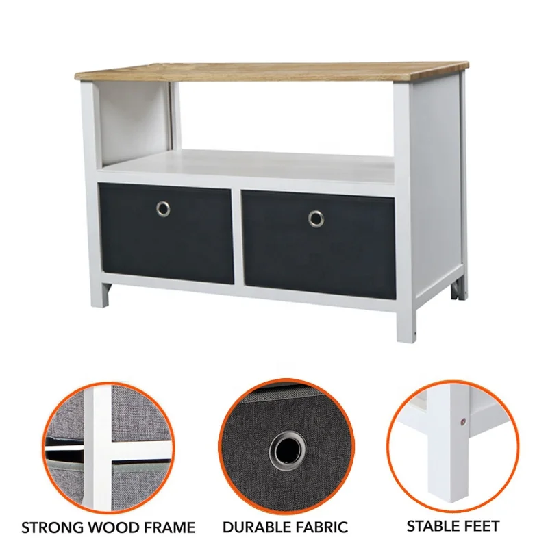 Modern 2-Drawer Coffee and Tea Table Hot Sale Living Room Side Cabinet