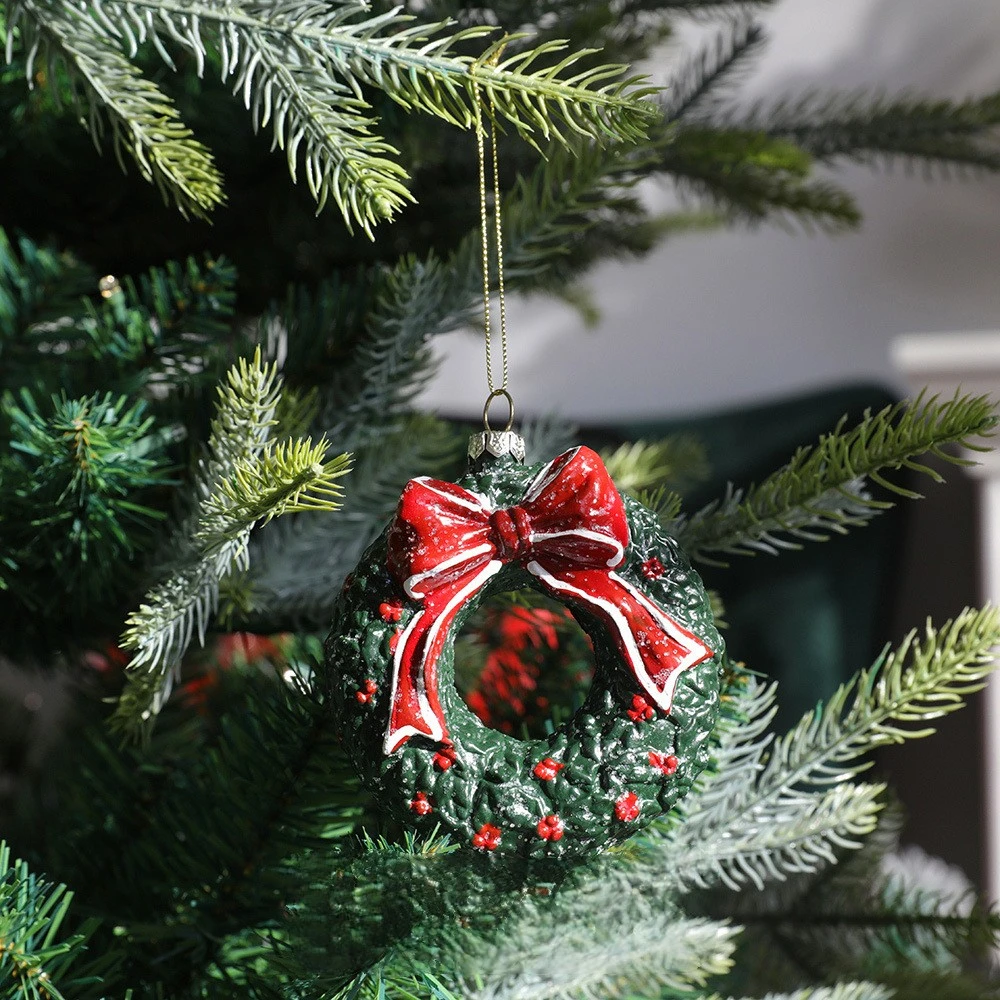 Xmas Party Decoration Custom Christmas Tree Car Toy Stick ornaments For Christmas