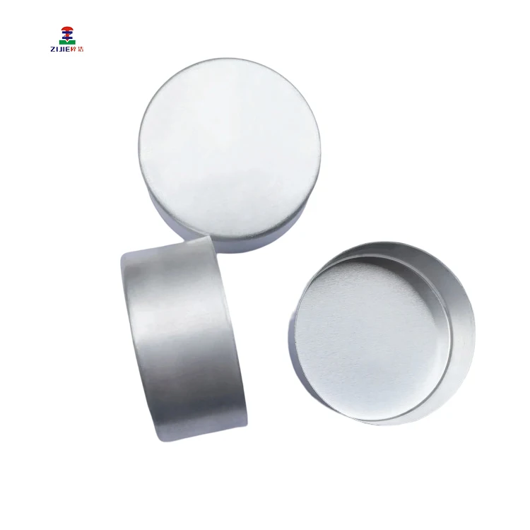 Best Selling Tea Light Candle Wash White Circle Shape Metal Craft  Aluminum Tealight Candle Cup
