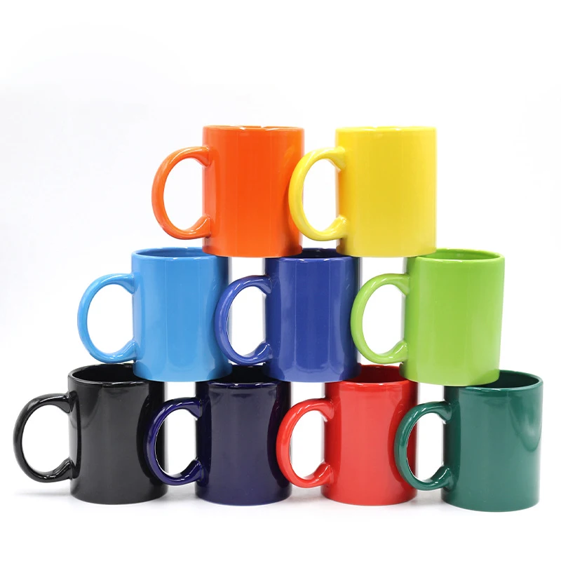 Cheap Manufacturer Supplier Popular Top Grade porcelain Cup Blanks Sublimation mug Custom logo & gift box For Sublimation