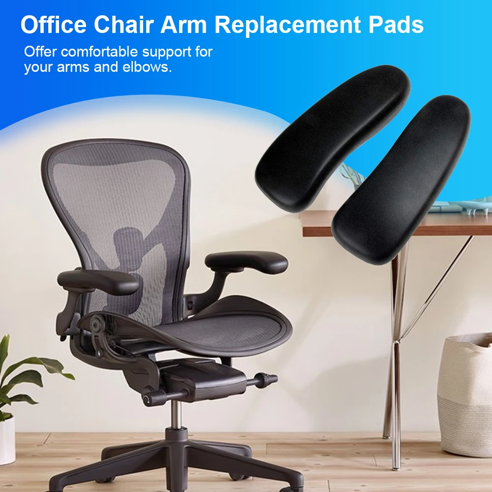 KEDE Top Popular Swivel Ergonomic Gaming Chair Arm Pad Components Chair Armrest Pads Office Chair Parts