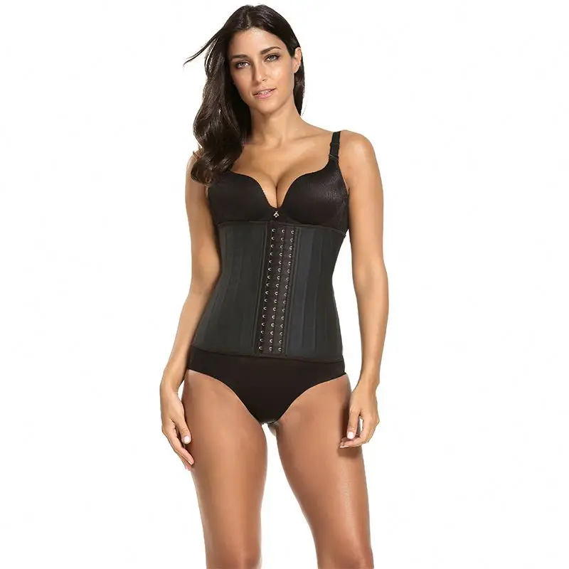 DoubleDuDu Waist Trainer with Belt Sweat Belt Waist Trimmer Reflective Slim Women Girdle 2021 Double Belt Latex Customized Waist Shape