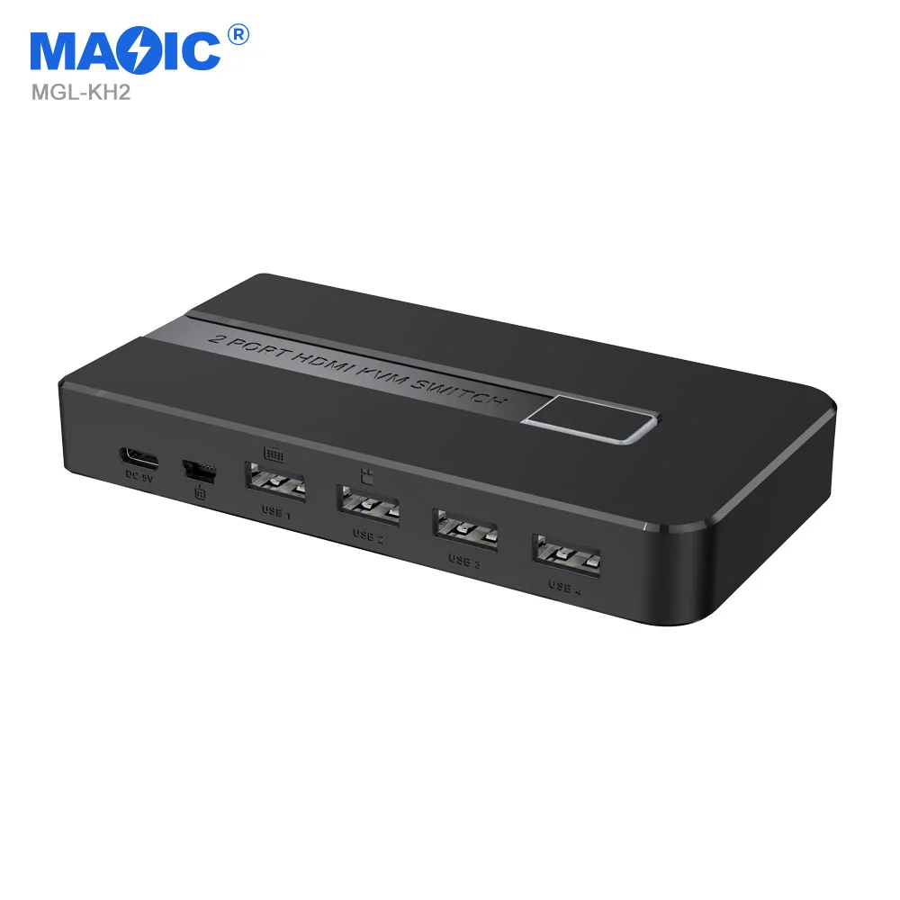 4K 30HZ HDMI Kvm Switch Usb Cable 2 Port 2 In Out hdmi Kvm Switch For Meeting Household HDMI KVM Switch