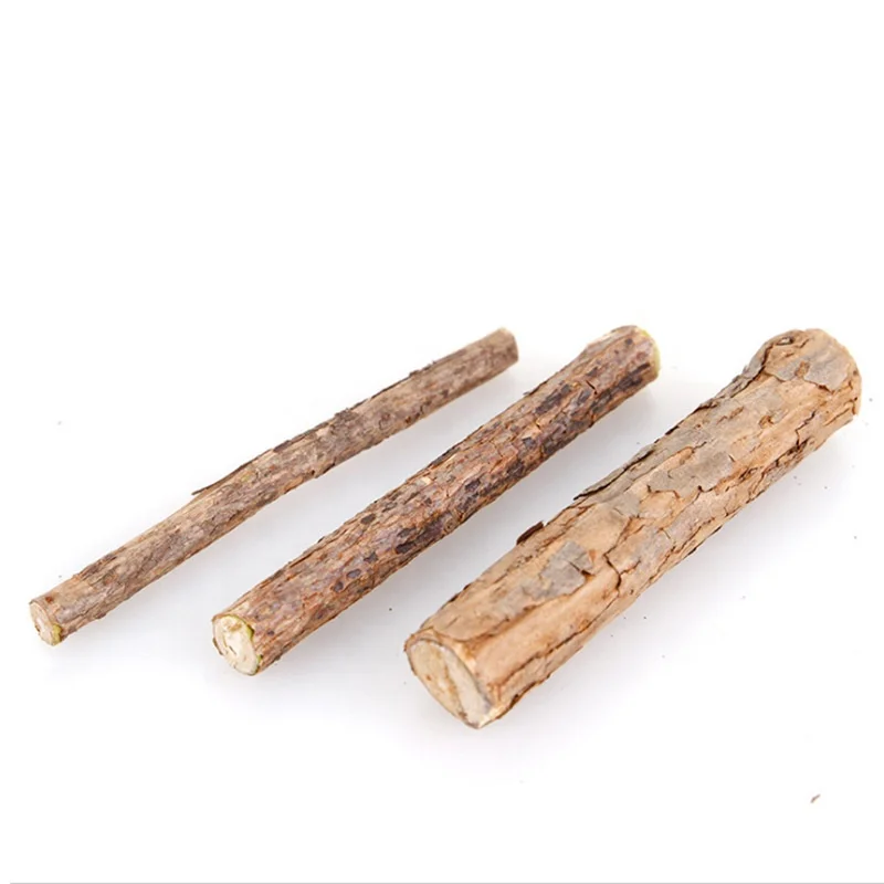 Hefei SY 16 Pieces Thick Natural Matatabi Cat Catnip Stick Silvervine Organic Pet Toys for Cat Kitten Pet Toy