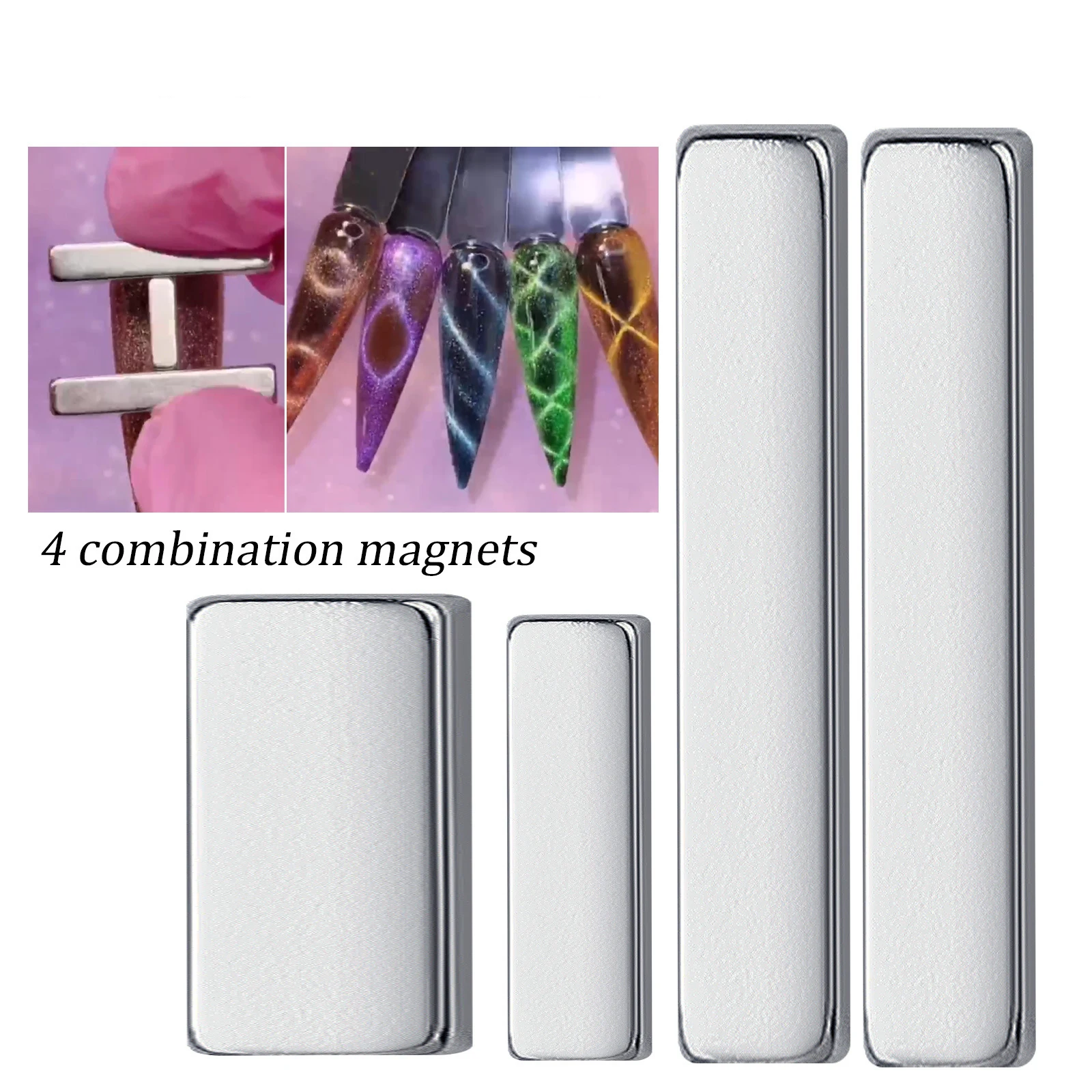 Cat Magnetic Stick 3D Effect Strong Plate for UV Gel Line Strip Multi-function Magnet Board Nail Art Tool