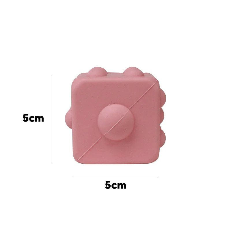New 3D Fidget Toys Ball Antistress Cube Rainbow Ball Kawaii Decompression Push Bubble Toys For Kids