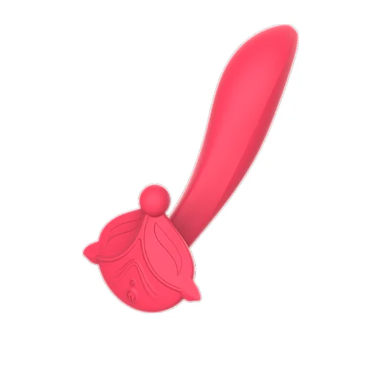 Fox Shape Sex Toy Vibrator Stimulation G Spot Clit Two Heads Silicone Vibrator