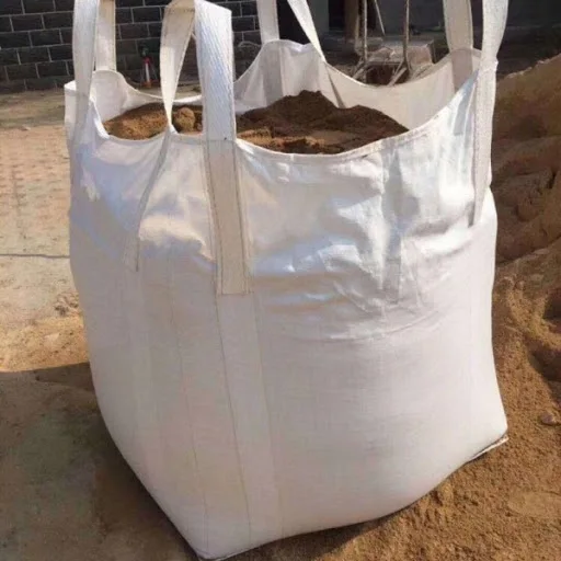 Professional supplier manufactures 1000-2000kg tonne big bag with strong Loops used for lifting heavy large capacity materials