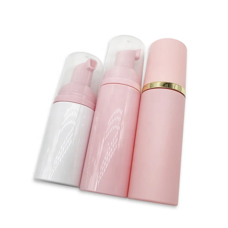 Magnetic Oil Free Rose Scented Las Extension Foam Shampoo Lash Cleanser Supplies Private Label Pink Black