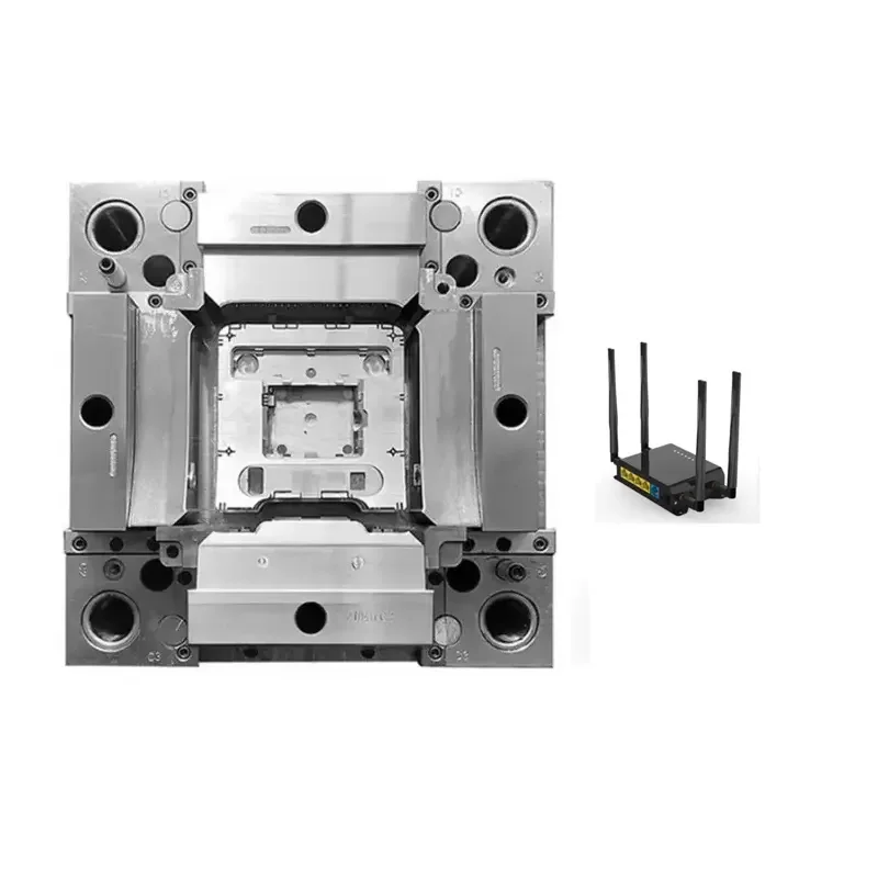 High Precision Electronic Product Plastic Enclosure Molding Service Plastic Injection Mold for Wifi Router Enclosure