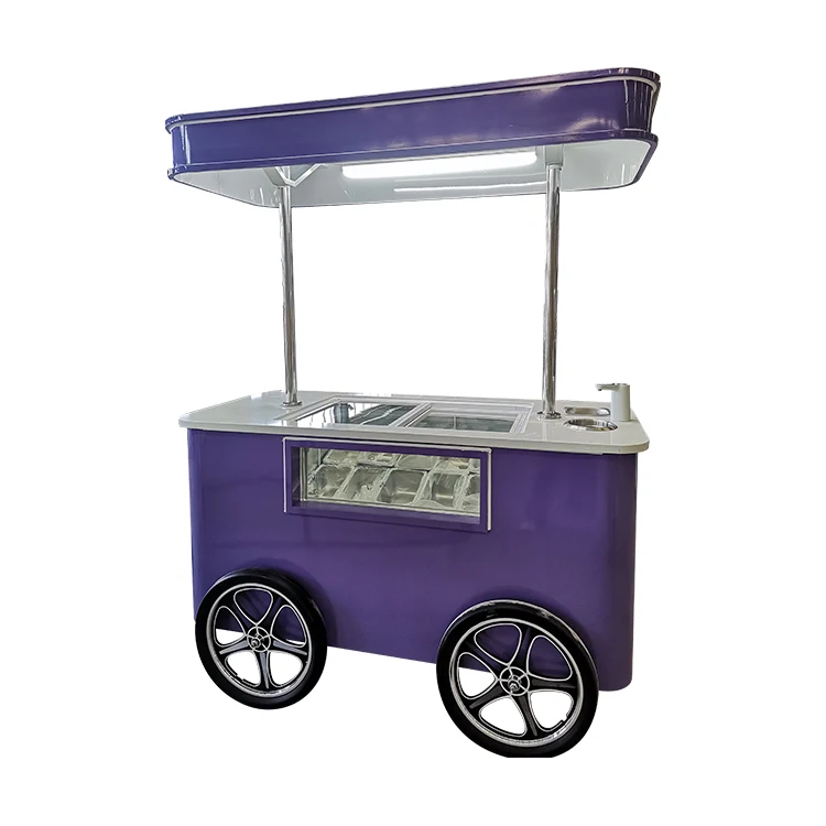 Ice Cream Cart Indoor Cart Ice Cream Express Ice Cream Trolley Cart