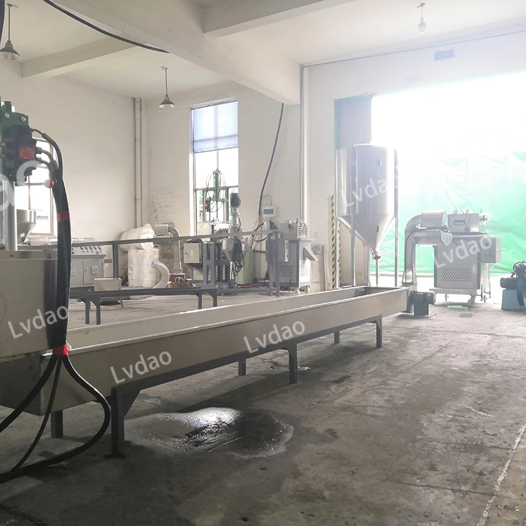 Lvdao New Technology Plastic film waste recycle plastic granules making granulation machine price