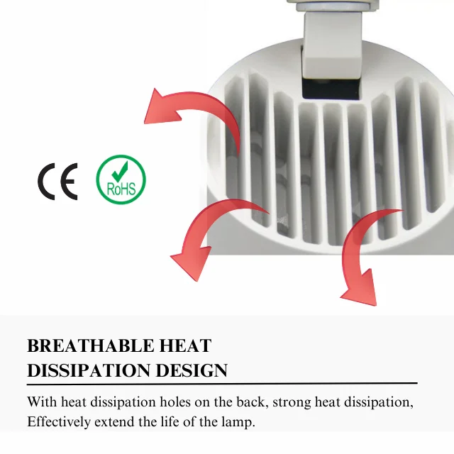 Track Rail Light System Adjustable Focus Commercial Lighting System Ceiling Recessed Track Rail Led Cob Light