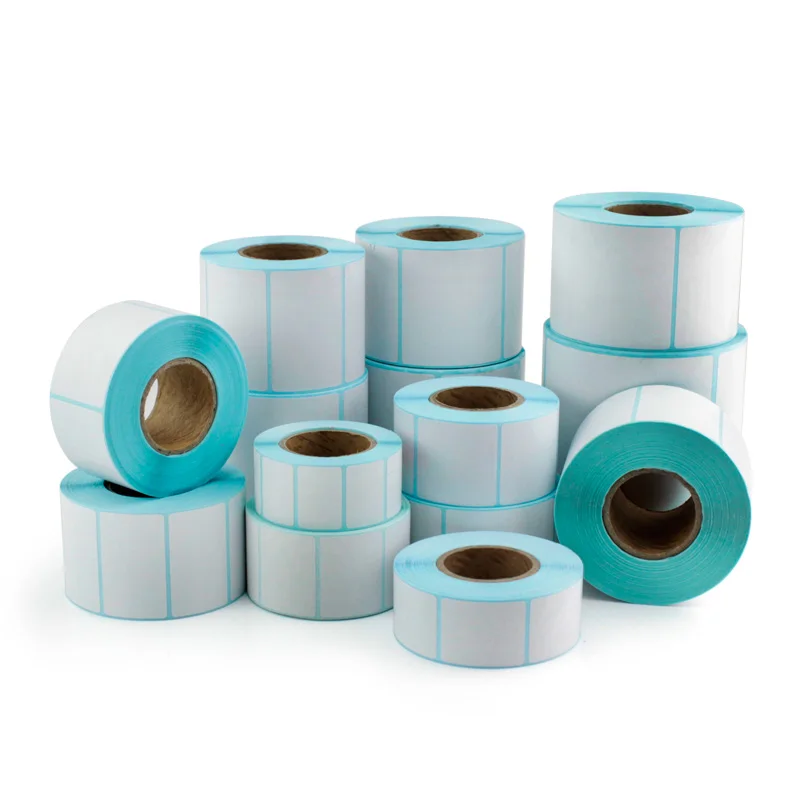 printer thermal transfer sticker thermal sticker label 100*75 coloured thermal label stickers