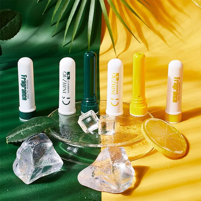 Wholesale 100% Pure Aromatherapy Nose Inhaler Global OEM Private Label with Menthol Essential Oil Carrier Oil Nasal Inhaler