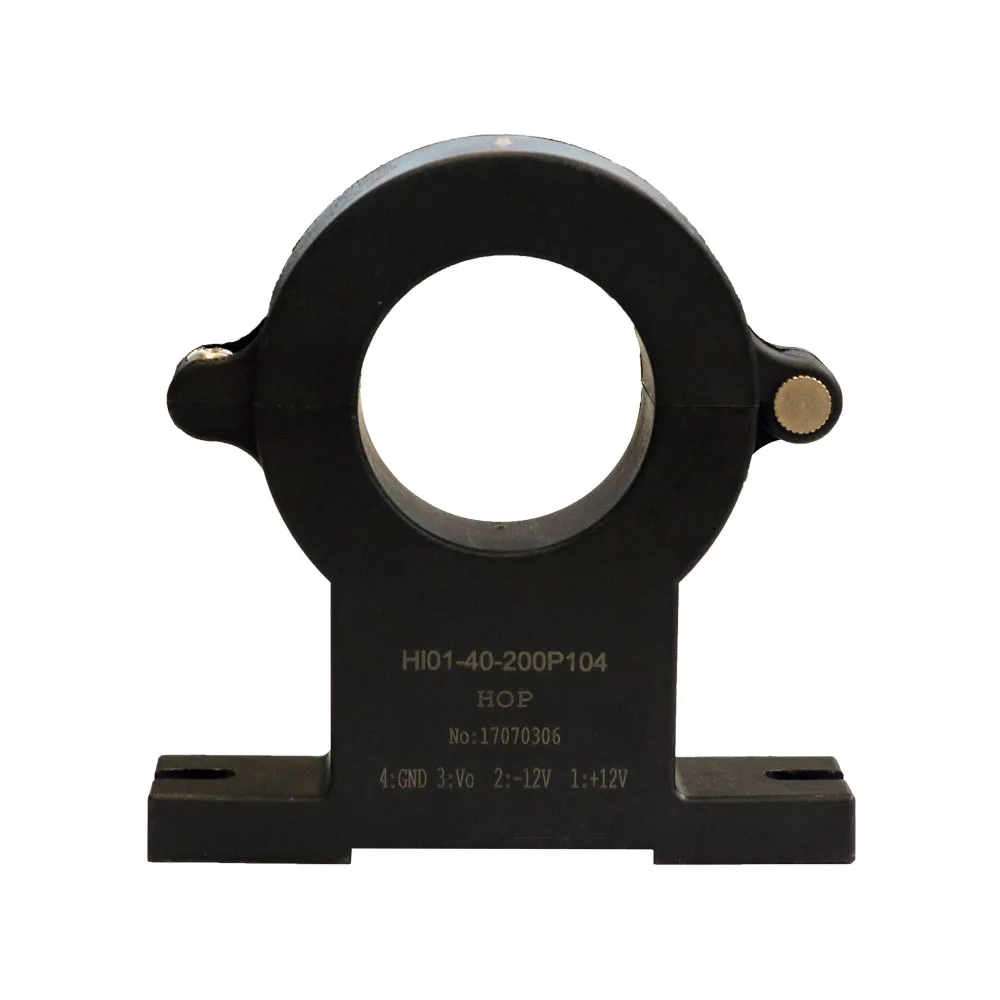 Hop black split core or enclosed effect DC current input brushless motor hall sensor for Energy Meter
