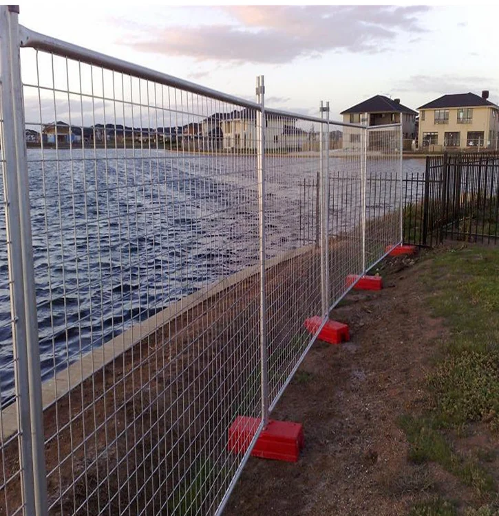AU Temporary Fence 2.2*2.5 Hot-Dip Galvanized Electroplating Plastic Spraying Metal Frame Farm Sports Chemical Pressure Welded
