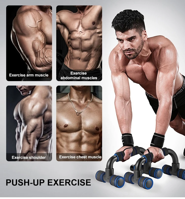 Fitness Equipment Chest exercises  Pull Up Bar Anti-slip handle Push Up Bar Non Slip Push Up Stand
