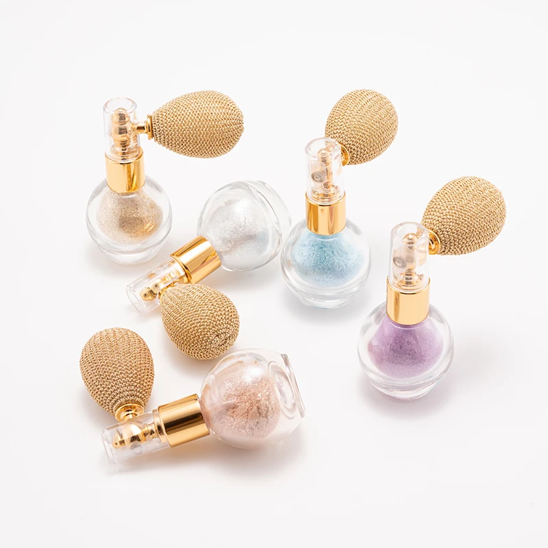 Factory price private label highlight Colors Makeup Highlighter Loose powder shimmer Body Shimmer Highlighter Spray for makeup